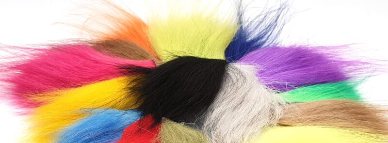 Hrosshár til fluguhnýtinga - margir litir