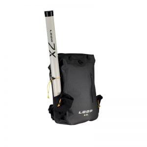 Loop Dry svartur bakpoki 25 lítra að frman með stangarhólki