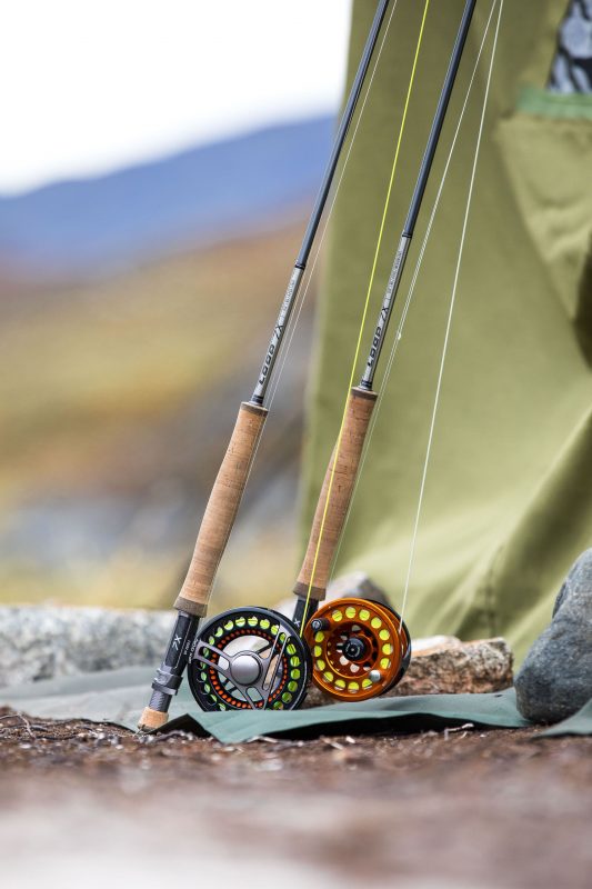 Loop 7x stangir við tjald á Grænlandi