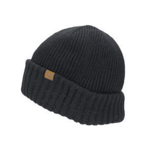 Sealskinz 100% Vatnsheld Roll Cuff Húfa Svört - Cold Weather