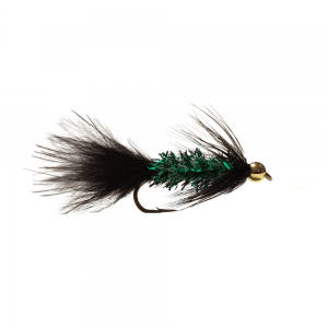 Green Kelly straumfluga í urriða