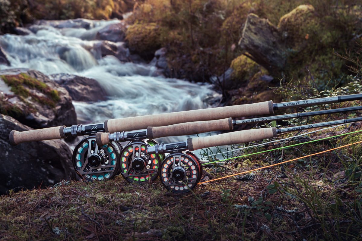 Loop Evotec G5 fluguhjólin í þremur stærðum ásamt Loop 7X flugustöngum