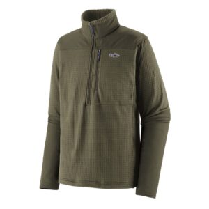Patagonia R1 Fitz Roy 1/4-Zip Green Veiðipeysa