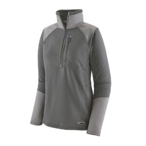 Patagonia W's R1 Fitz Roy 1/4 Zip N. Grey Veiðipeysa