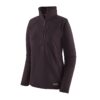 Patagonia W's R1 Fitz Roy 1/4 Zip Plum Veiðipeysa