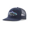 Patagonia Fitz Roy Trout Trucker New Navy Derhúfa