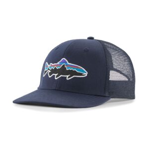 Patagonia Fitz Roy Trout Trucker New Navy Derhúfa