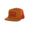 Fishpond Heritage Trucker Hat - Sandbar/Orange Derhúfa