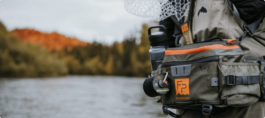 Fishpond mittistaska að störfum í veiði