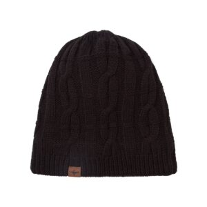 Sealskinz Blakeney - CW Vatnsheld Cable Knit Húfa Svört