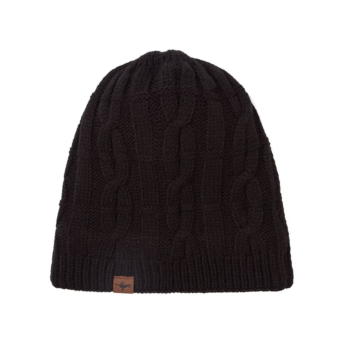 Sealskinz Blakeney - CW Vatnsheld Cable Knit Húfa Svört