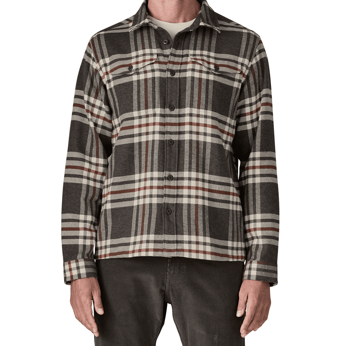 Patagonia Fjord Flannel Skyrta - Ink Black - Image 2