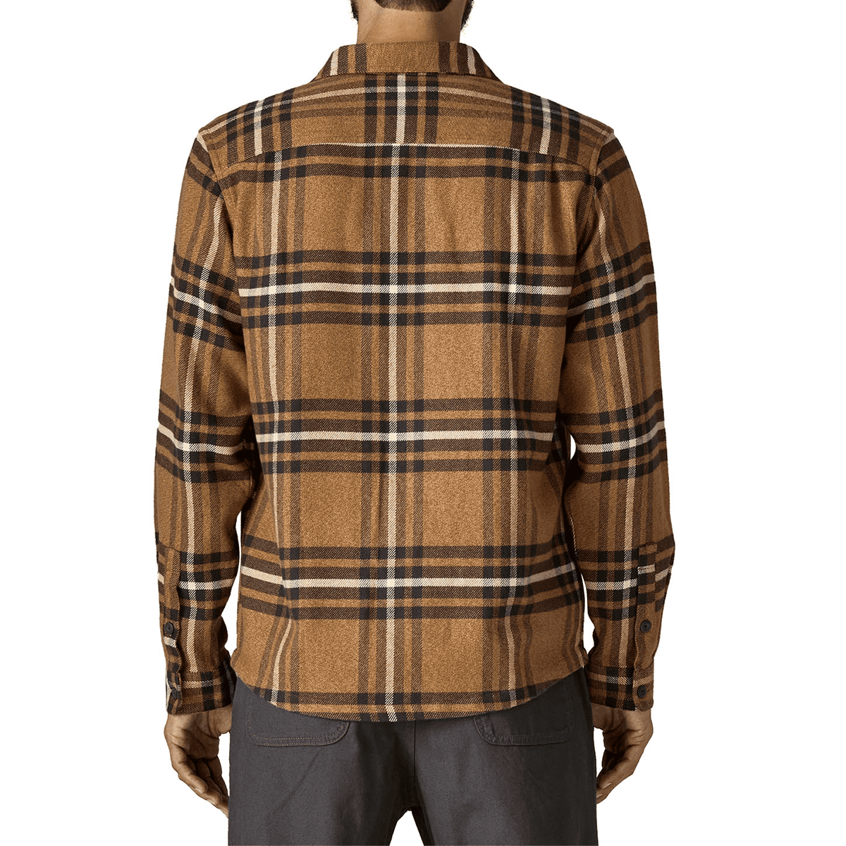 Patagonia Fjord Flannel Skyrta - Deer Brown - Image 3