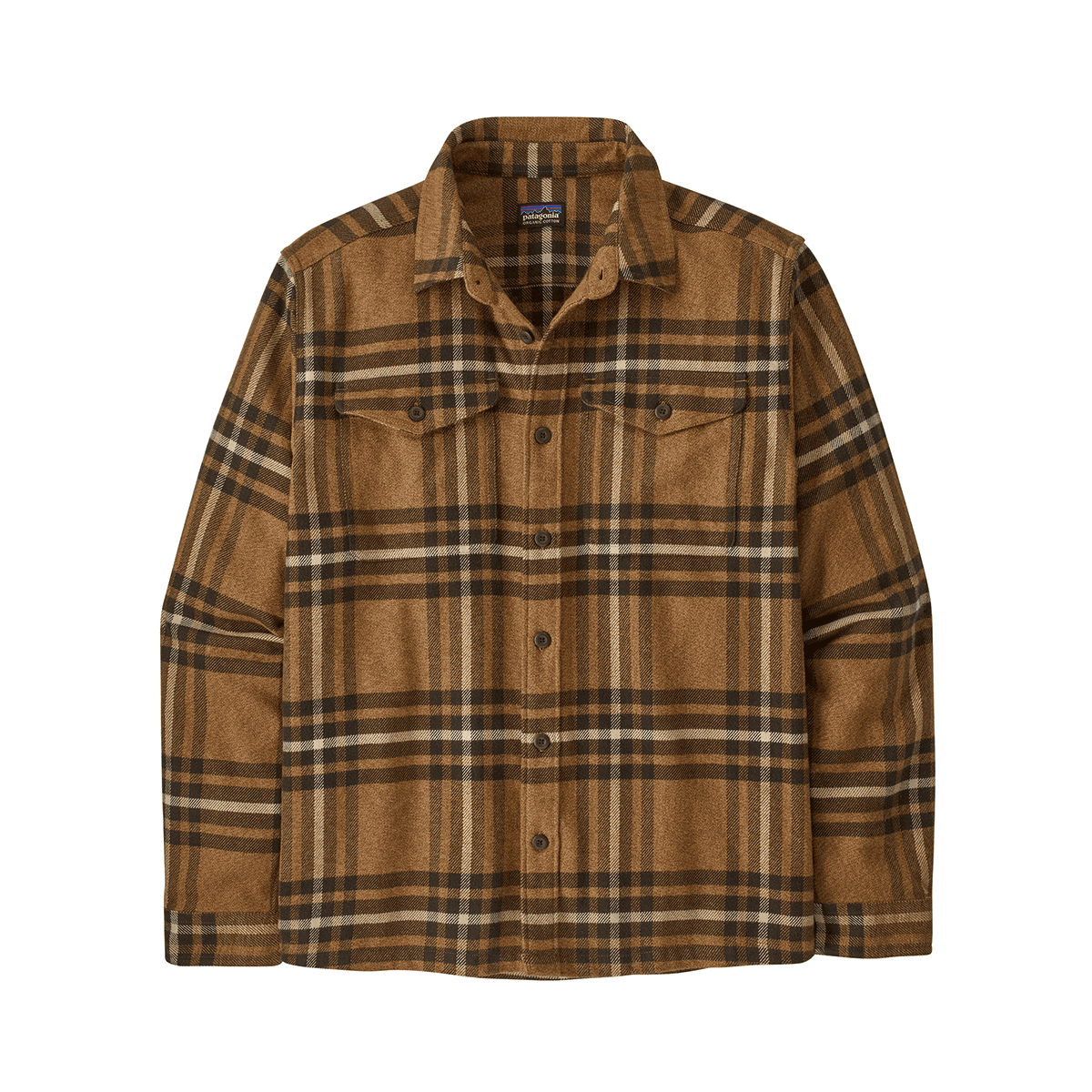 Patagonia Fjord Flannel Skyrta - Deer Brown