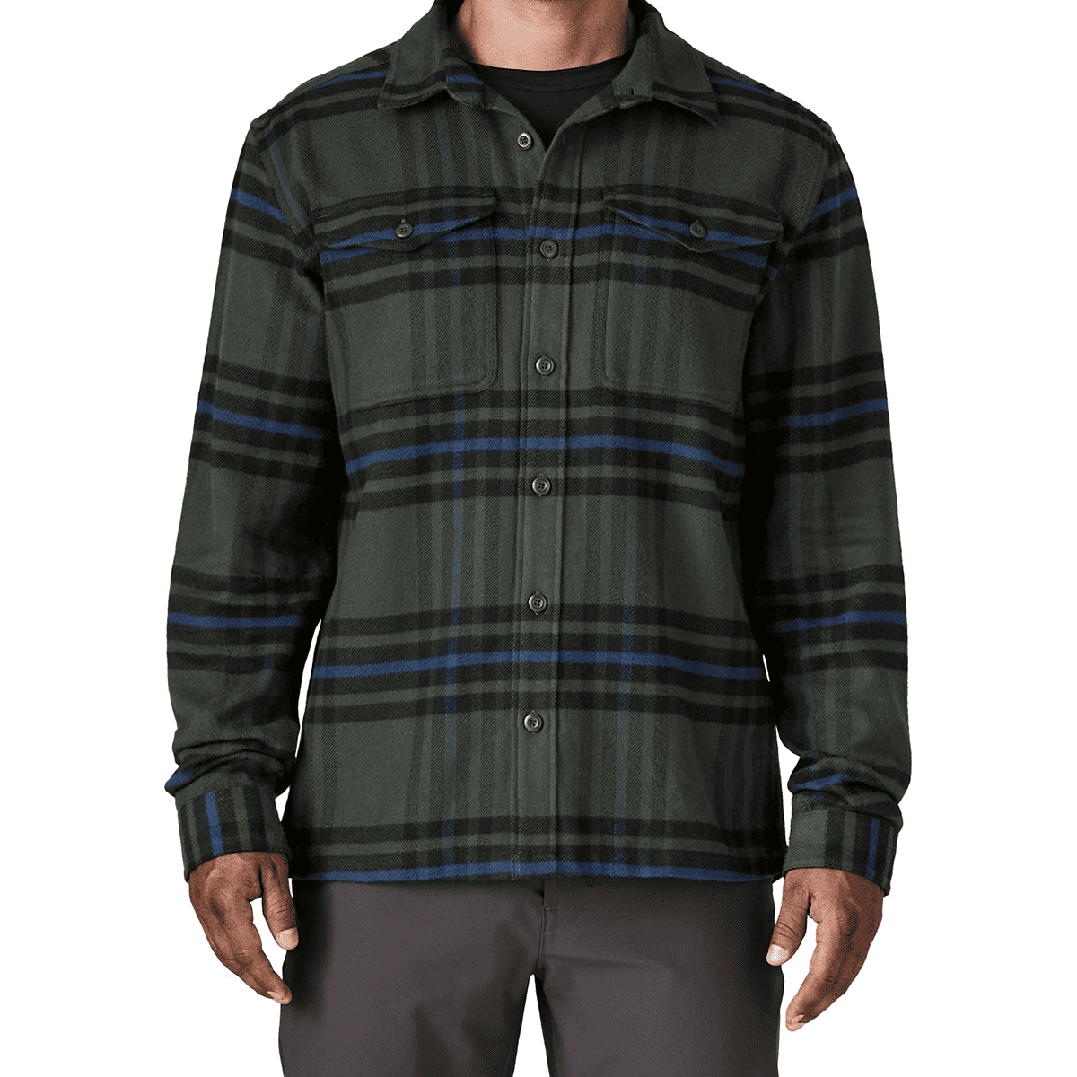 Patagonia Fjord Flannel Skyrta - Old Growth Green - Image 2