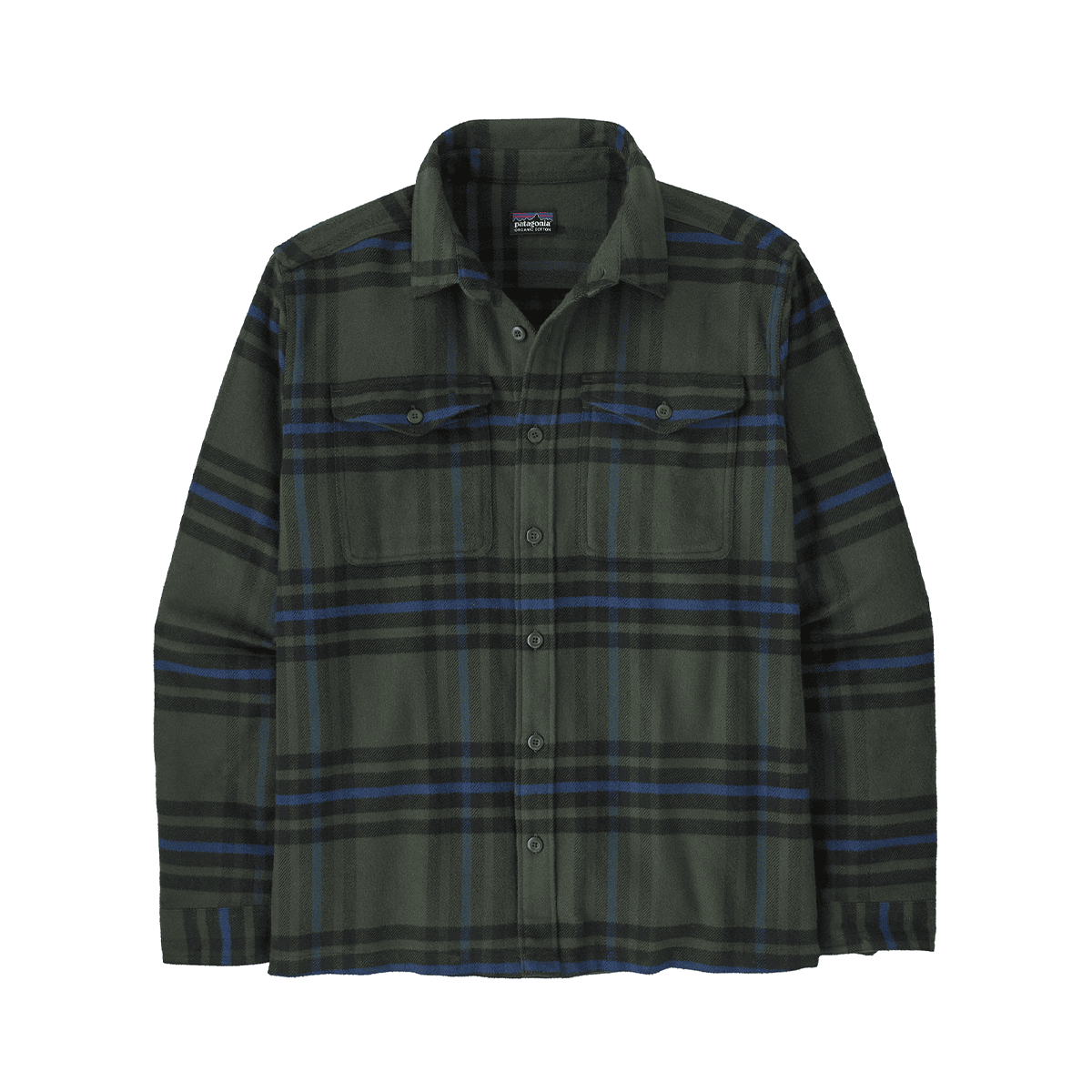 Patagonia Fjord Flannel Skyrta - Old Growth Green
