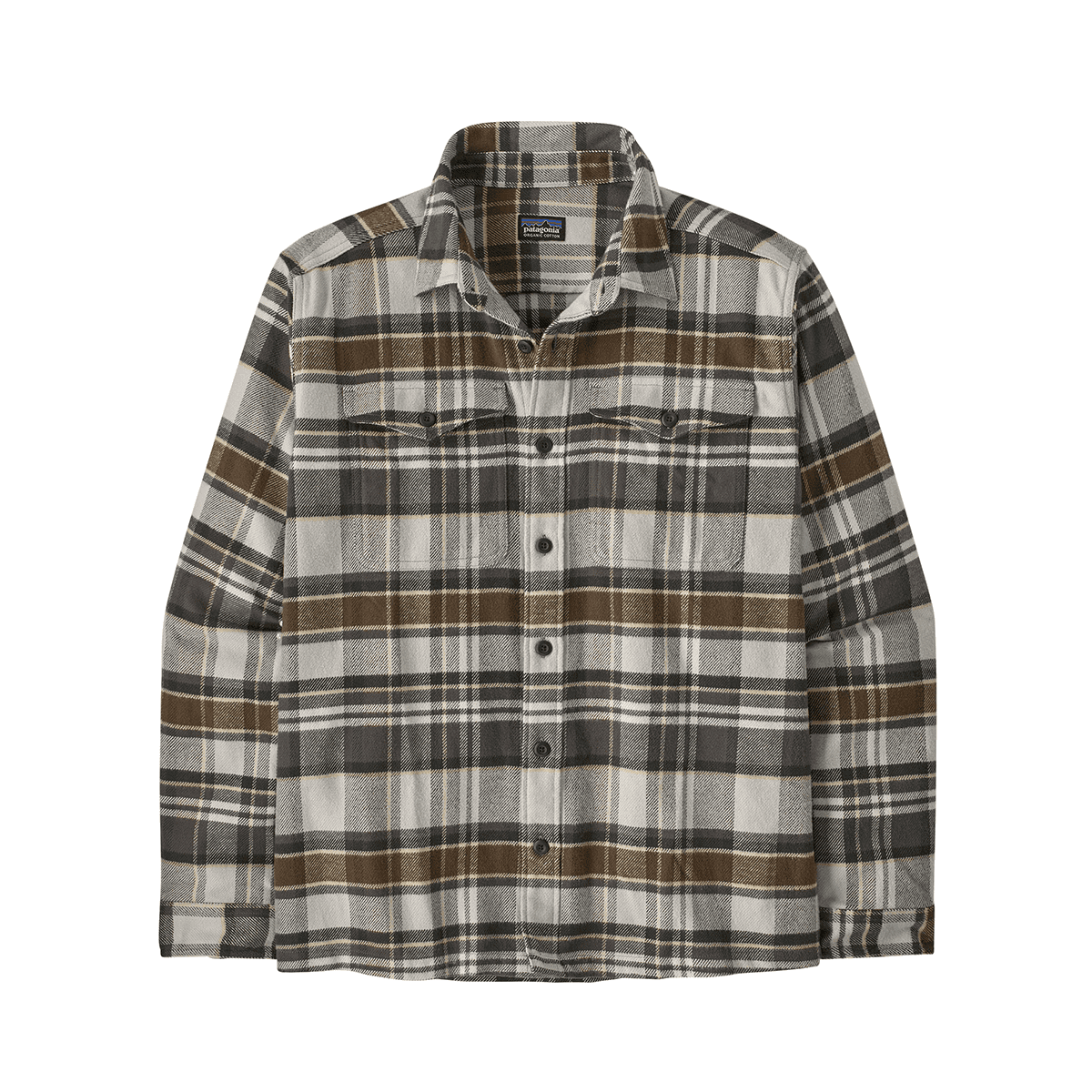Patagonia Fjord Flannel Skyrta - Salt Grey