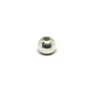Fulling Mill Brass Beads - Silver