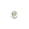 Fulling Mill Slotted Tungsten Beads - Silver