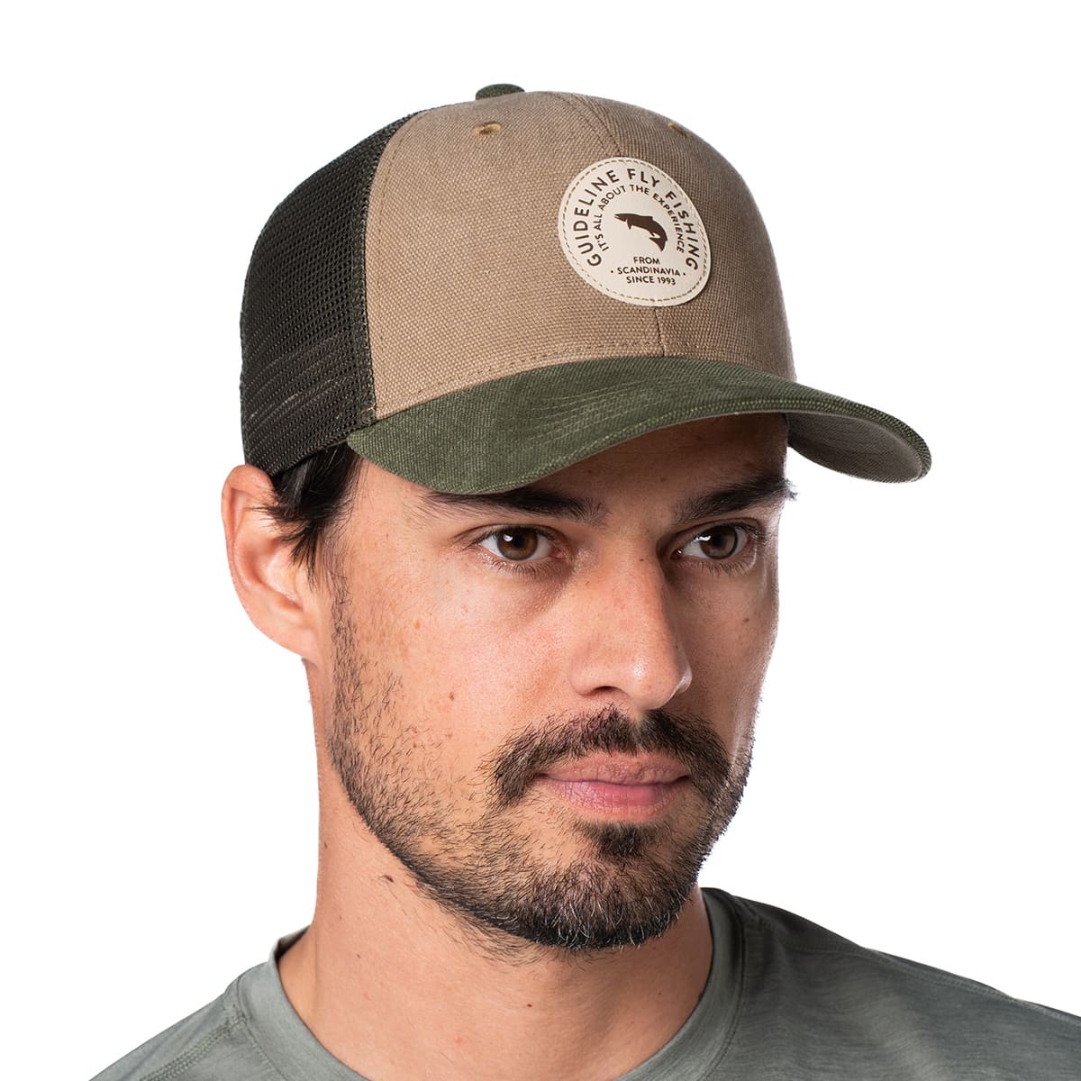 Guideline Badge Trucker Cap Forest Derhúfa - Image 2