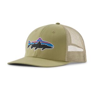 Patagonia Fitz Roy Trout Trucker Hat G. Green Derhúfa
