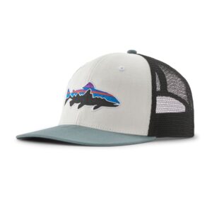 Patagonia Fitz Roy Trout Trucker Hat W. Blue Derhúfa