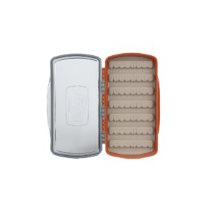 Tacky Pescador Medium - Clear- Burnt Orange Flugubox